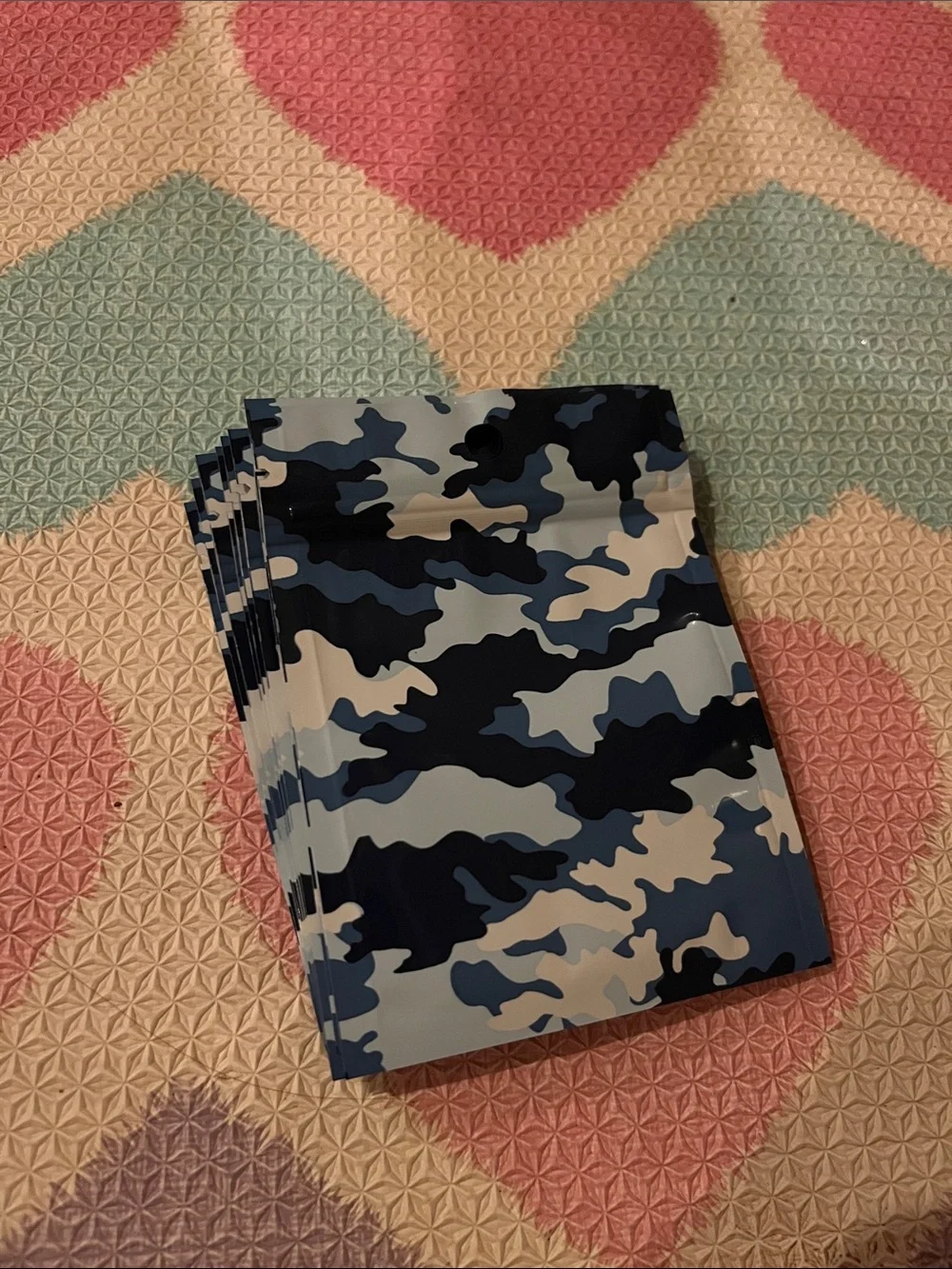 Holographic Window Camo Packaging Pouches 10’pieces